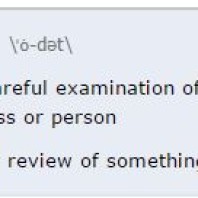 audit definition taken from the m-w dictionary on the are you prepared for an audit page